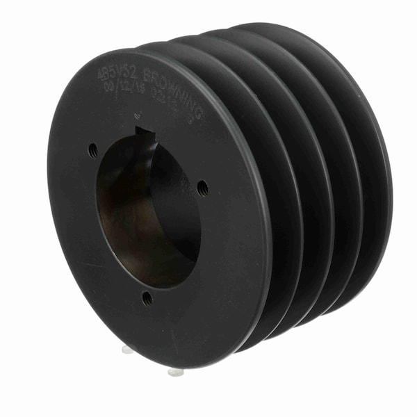 4 Groove Cast Iron Bushed Bore Multiple Sheave, 4B5V52